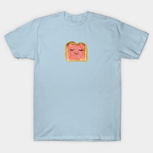 Sleepy Pink Toast T-Shirt